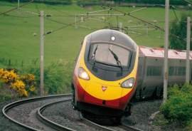Tilting train near Penrith